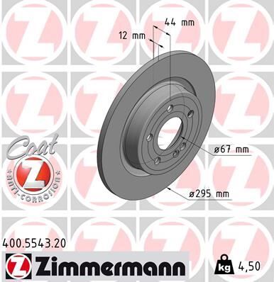 Fren Dıskı Arka Mercedes W177 V177 W247 C118 X118 H247 295Mm