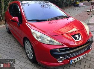 7414.QC - PEUGEOT 207- 06/09; ÖN TAMPON PANJURU ÜST SİYAH (IZGARA)3 KAPI SPORT TİPİ