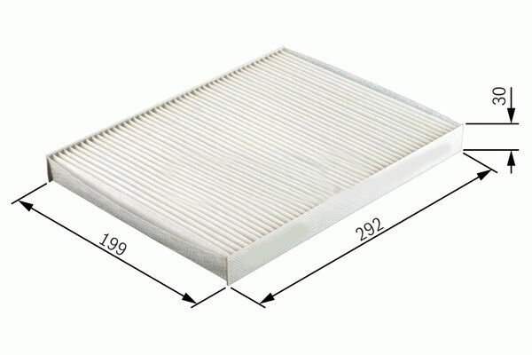 Polen Filtresi Dikdörtgen Astra G 98-04 - Astra H 04-14 -Zafıra A 98-10 1.4-1.6-1.8-2.0T-16V