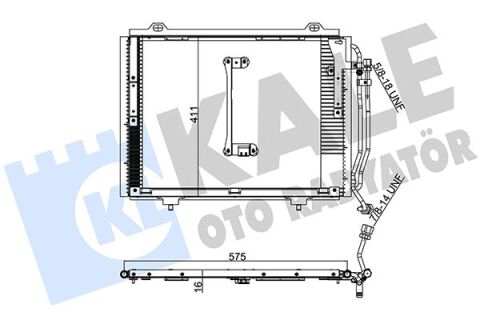 Klıma Radyatoru Mercedes W202 S202 C208 A208