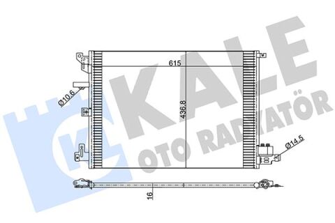 Klima Radyatörü Volvo S60 I 01-10 -S80 I 98-06 -V70 Iı 99-07 Xc70 02-07 632X440X16