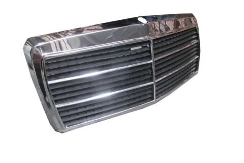 1248800783 - Mercedes E Class- W124- 85/93; Ön Panjur Komple Nikelajlı/Siyah (5 Çıtalı) (Tw)