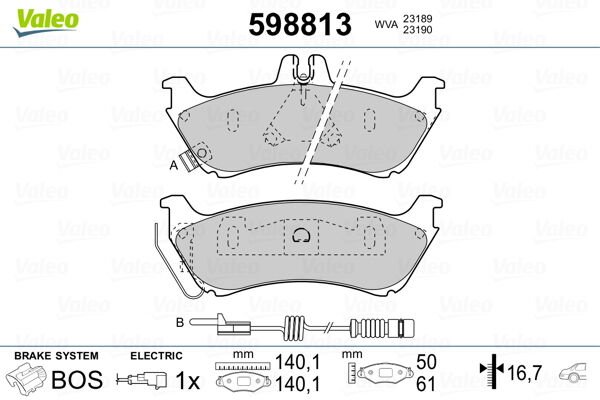 Fren Balatası Arka Mercedes Ml-Class W163 98 05
