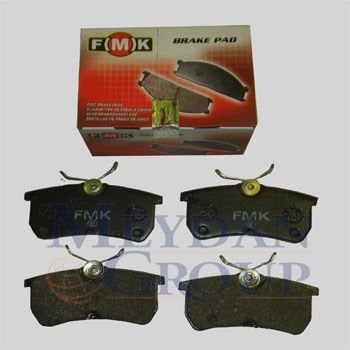 98Ab-2M008-Ba - Ford Fıesta- 13/17; Arka Fren Balatası 1,0/1,4/1,5/1,6 (Disk) (87,2X42,5X13) (Fmk)