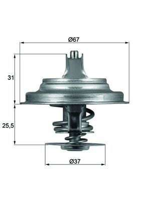 Termostat Passat-Crafter-Lt 28-35-Transporter Iv 87C