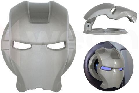 Iron Man Start Stop Koruyucu Kapak Gri