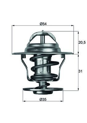 Termostat Lgn-Astra-Golf-Jetta-Passat-Cordoba-Ibıza-Toledo-Caddy 87C