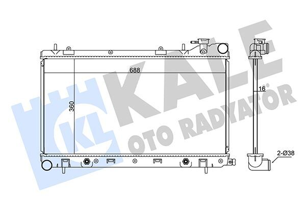 Radyatör Subaru Subaru Forester Al-Pl-Brz