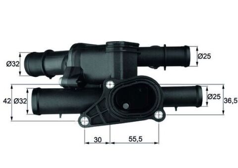 Termostat Komple Bora-Golf Iv-A3 1.9-2.3-2.0 99-05 Otom. 105C
