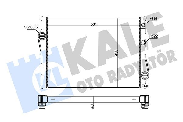 Motor Su Radyatoru Bmw F15 F16 E70 E71 E72