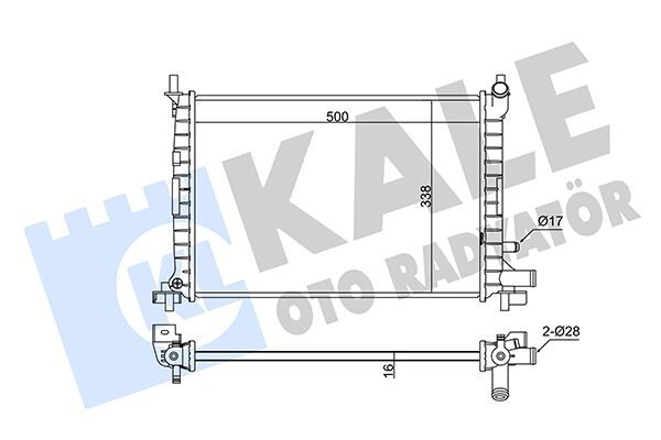 Radyator Ac Fıesta 1.3 Cvh 96 01
