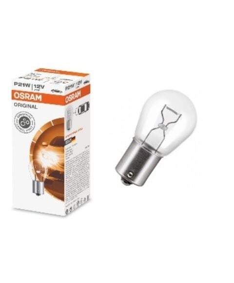 Standart Ampul- Stop/Sinyal/Park/Gösterge Ampulü; 12V/P21W (7506) (Duy Ba15S) (Osram)