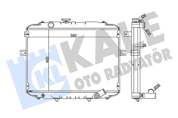 Radyatör Hyundaı- H100 Bus-H1-Straex Al-Pl-Brz