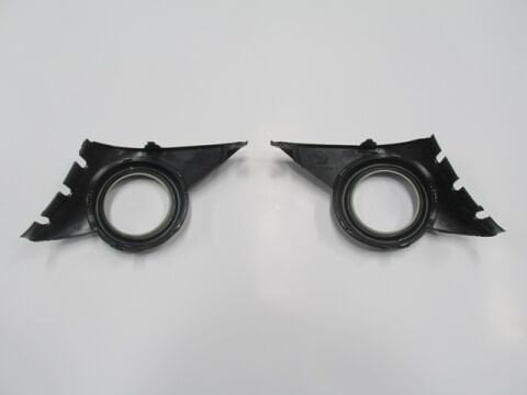 7452.HX - PEUGEOT 207- 06/09; SİS LAMBA KAPAĞI SAĞ/SOL SET (2 PARÇA) SİS DELİKLİ ÇERÇEVESİ GRİ