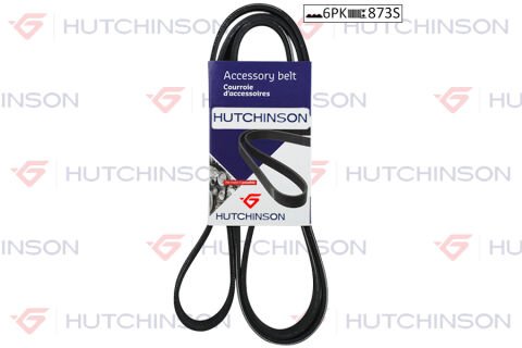 KANALLI KAYIŞ FIAT DUCATO 06 CITRO N JUMPER II 06 PEUGEOT BOXER 06 FORD TRANSIT 06 2.2D MTJ-HDI TDCI 6PK 873MM