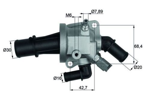 Termostat Komple G852.88 Albea-Doblo-Palıo-1.3 Corsa C-Combo-Merıva 1.3 Cdtı Mşrlü 88C Tı153.88