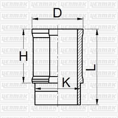 Motor Gömleği Faırway-Optima-R19 1600 77.00 Çap Std