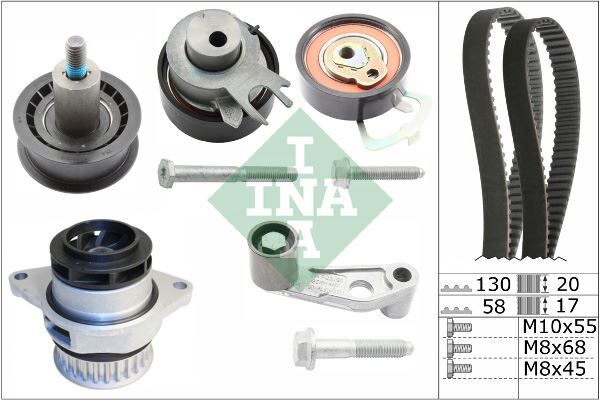 DEVİRDAİMLİ TRİGER SETİ 130x200 - 058x170 POLO-CORDOBA-GOLF IV 1.4-1.6 16V BCB-BBY-BUD