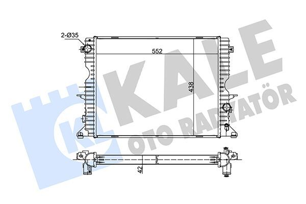 Motor Su Radyatoru Dt244 Dt224 Defender L316 Defender L317 07 16