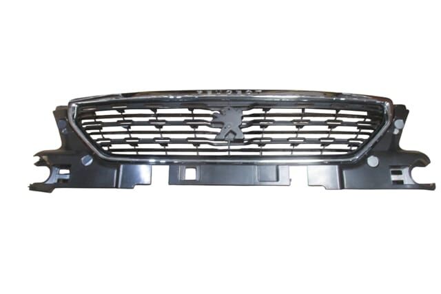 (yeni Ürün!!!)peugeot 301- 17/21; Ön Panjur Siyah Nikelaj Çerçeveli (tw) - 9817604780