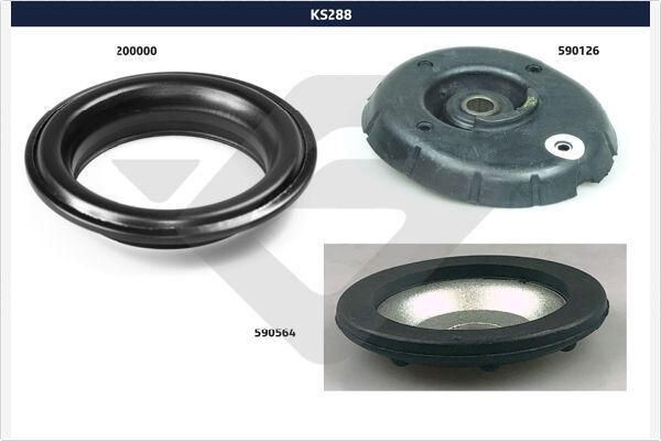 KS174 AMORTİSÖR TAKOZU ÖN KİT C3 1.1-1.4-1.4 VTI-1.4 HDI-1.6 HDI 09