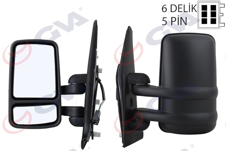 DIŞ DİKİZ AYNASI SOL MASTER-MOVANO 95 ELEKTRİKLİ ISITMALI KONVEKS