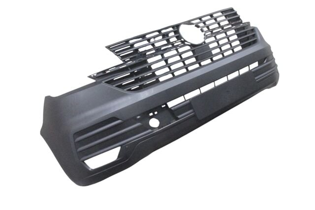 Volkswagen Transporter- T7.5- 19/24; Ön Tampon Siyah Panjurlu/sensör Deliksiz (panelvan)(tyg) - 7LA8072179B9