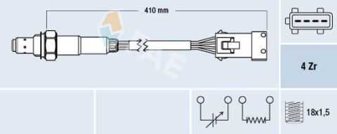 OKSİJEN SENSÖRÜ ÖN 4FİŞLİ ASTRA G-ASTRA H-INSIGNIA A-VECTRA B-C-MERIVA A-ANTARA-CAPTIVA-AVEO-C2- C3-LACETTI-P206-P307-P308-PARTNER-BERLINGO-MGN-CLIO-LGN-TWNG-LOGAN-SANDERO 1.4-1.6-1.8-2.0