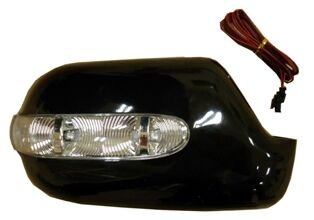 Bmw 5 Serı- E39- 96/00; Ayna Kapağı Sol Siyah Sinyalli