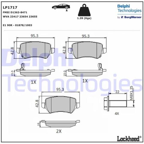 Arka Balata Astra G 98 Astra H 03.05 -Merıva 05.03 Zafıra 00 Combo 09.02