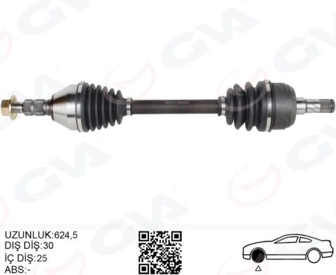 KOMPLE AKS ÖN SOL OPEL INSIGNIA 1.6 T A16LET M-T 08-