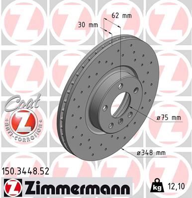 Fren Dıskı On Bmw E70 E71 E72 F15 F16 Delikli 986479436-Df4853S
