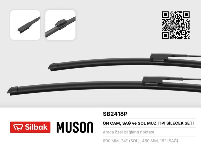 SİLECEK SÜPÜRGESİ 600/450MM MUZ TİPİ DUSTER 12/16
