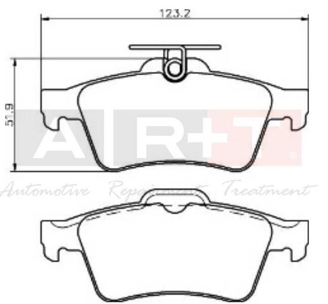 Arka Balata Focus Iı Cmax 03 Connect 02 Laguna Iıı 07 Opel Vectra C 02 Sıgnum 03 Cıtroen C5 08 Peugeot P508 10 18 1647875980-4254.A8