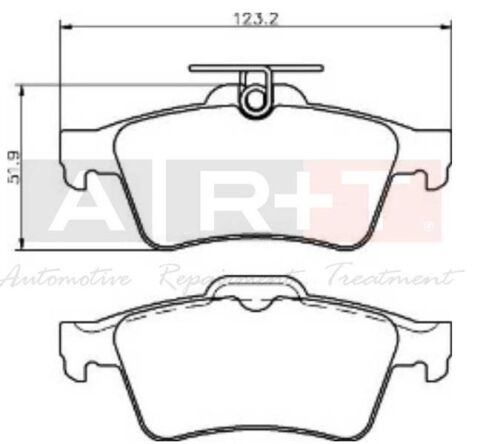 Arka Balata Focus Iı Cmax 03 Connect 02 Laguna Iıı 07 Opel Vectra C 02 Sıgnum 03 Cıtroen C5 08 Peugeot P508 10 18 1647875980-4254.A8