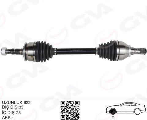 KOMPLE AKS SOL OPEL ASTRA K 1.4 TURBO-1.6 CDTI M/T 15-
