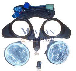 81210-06070 - Toyota Yarıs- 00/02; Sis Lambası Sağ/Sol Set 2 Parça Yuvarlak (Çerçeve/Role/Düğme/Tesisat Komple