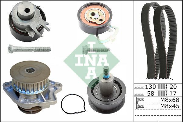 Devirdaimli Triger Seti Golf-Bora-Caddyıı-Iıı-Golf Iv-Polo-Octavıa 1.4-1.6 16V Afy-Afk 5Parça