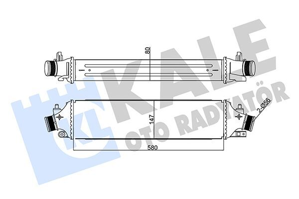 Turbo Radyatörü İntercooler Alfa Romeo Gıulıetta 10 20 1.4 Tb 1.8 Tb 2.0 Jtdm
