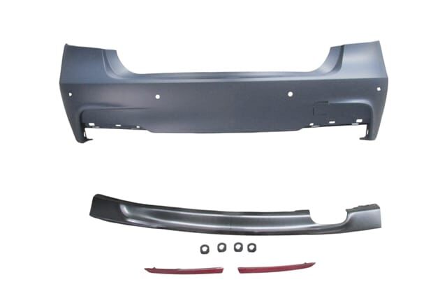 Bmw 3 Serı- F30- 12/14; Arka Tampon Astarlı (sensör Yuvalı/karlıklı/reflektörlü) (m-tech) - A51128056498S1