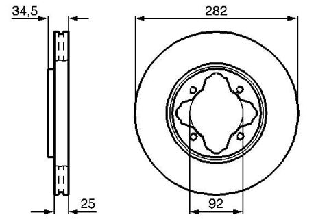 Ön Fren Aynası Rover 600 618 96-99 620İ Si Ti 93-99 623Si 93-99 Honda Accord 90-98 15 Jant