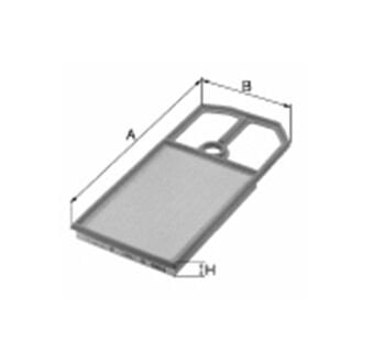 HAVA FİLTRESİ P407 1.8-1.8 16V-2.0-2.0 16V-2.2 04- - C6 3.0 V6 05- - C5 1.8-2.0-3.0 16V 04-