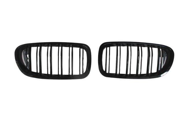 Bmw 5 Serı- F10- 10/16; Ön Panjur Sağ/sol Set (2 Parça) (çift Çıtalı) (piano Siyah) - A0103198