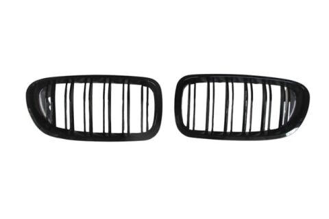 Bmw 5 Serı- F10- 10/16; Ön Panjur Sağ/sol Set (2 Parça) (çift Çıtalı) (piano Siyah) - A0103198