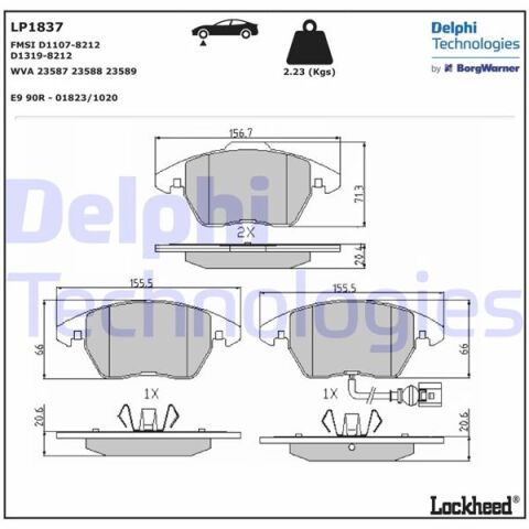 Ön Balata Fişli Caddy Iıı 04 Golf Iv V Vı 97 Jetta Passat 05 Polo 09 Octavıa 04