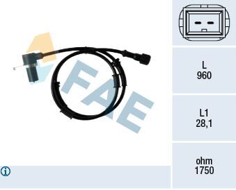 ON ABS SENSORU VOLVO S40 I 644 1.6 99 04 V40 645 95 04