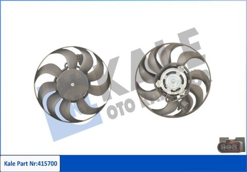 Fan Motoru Davlumbazlı Sol Polo 02-09 Fabıa-Cordoba-Ibıza 1.2-1.4-1.6-1.9 90W-293Mm