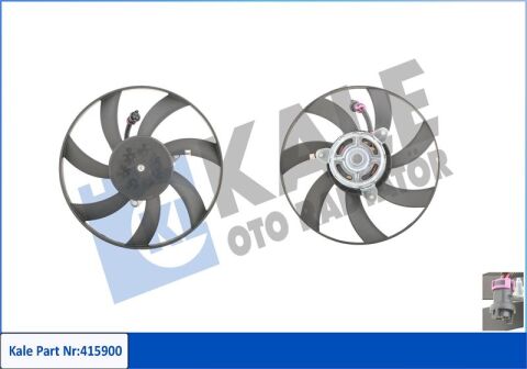 Fan Motoru Davlumbazlı Sağ Seat Cordoba-Ibıza Iı-Iıı Vw Caddy Iı-Polo-Polo Classıc 120W-302Mm