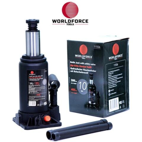 Hidrolik Şişe Krikosu 10 Ton 200-405Mm Garaj Ekipmanları Hırdavat
