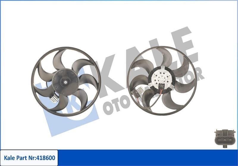 Fan Motoru Pervaneli Opel Astra H 04 Zafıra 05 250W-390Mm